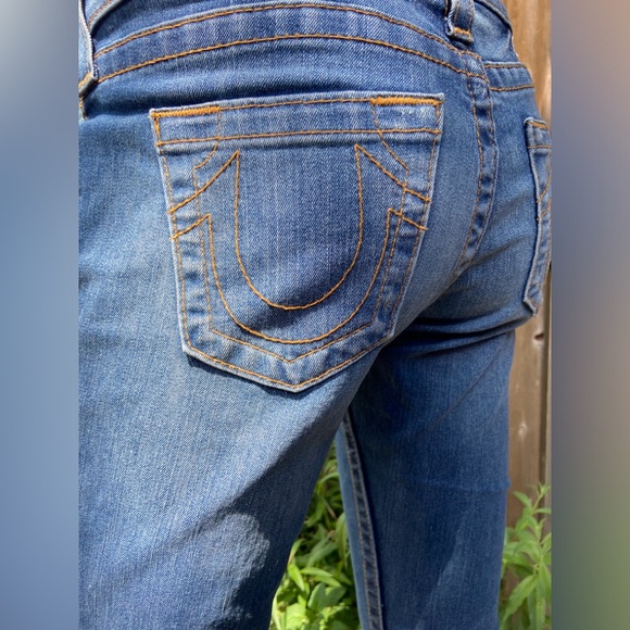 Mid-Light Wash True Religion Skinny Jeans - Picture 11 of 11